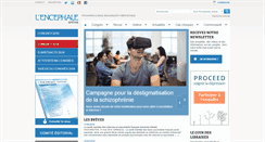 Desktop Screenshot of encephale.com